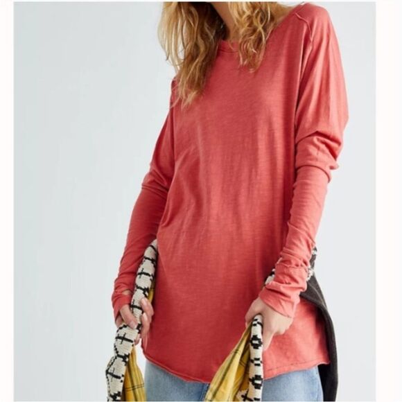 Free People Tops - Free People Wander Long Sleeve Tunic Top S
